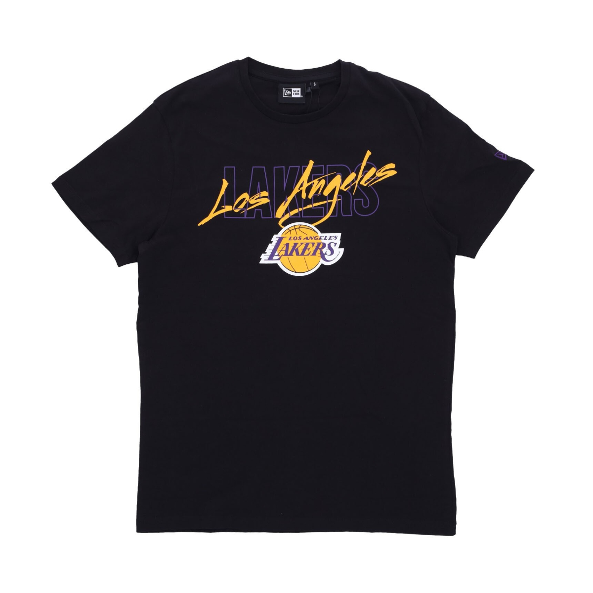 T-shirt New Era NBA Los Angeles Lakers Script Black Men