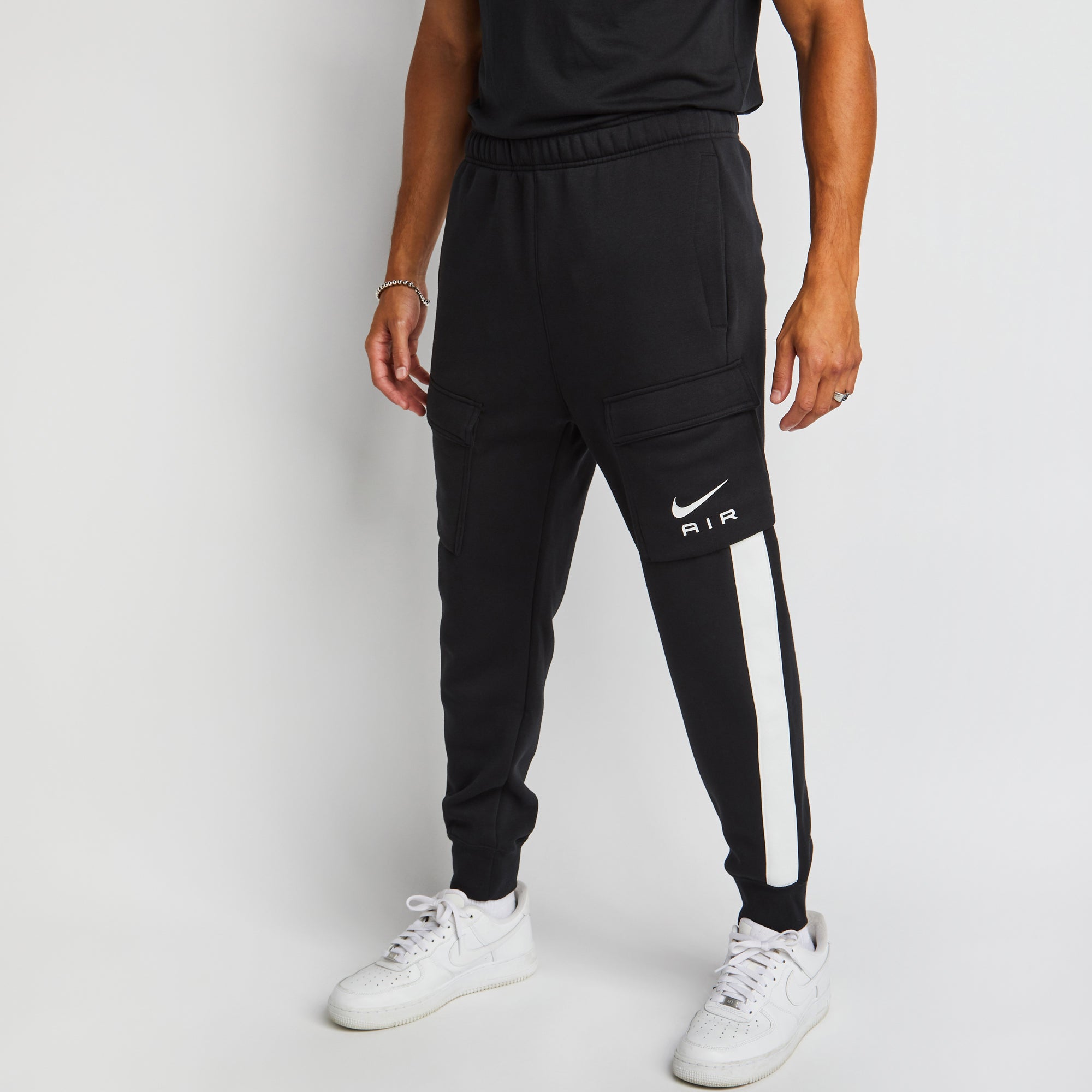 Gray nike best sale joggers men